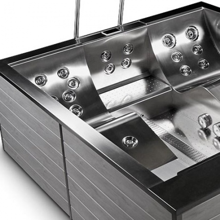 Спа бассейн из нержавеющей стали Wellis Volcano Спа бассейн из нержавеющей стали Wellis Volcano